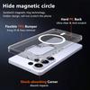 Magnetic For  Wireless Charging Case For Samsung Galaxy S26 Ultra S2 S22 S23 S24 FE Plus Clear Hybrid PC Hard Cover Soft