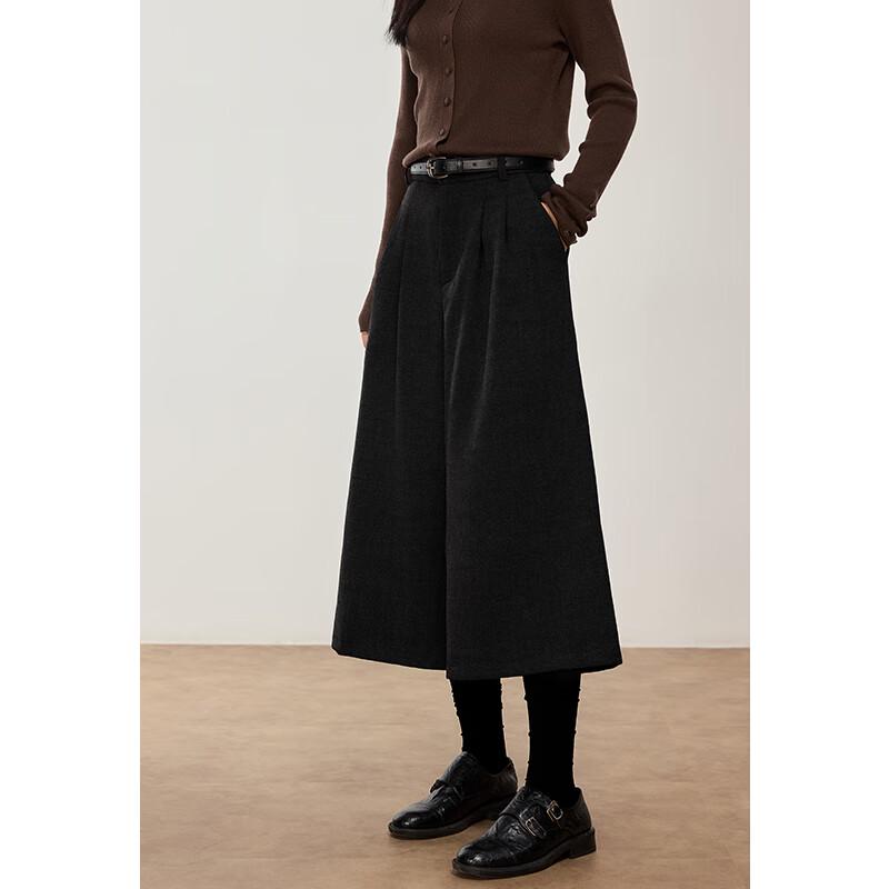 VICTORIA&VERA Women's High-Waist Straight-Leg Cropped Pants V9017K01