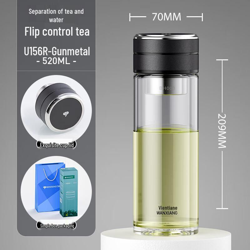 Vientiane Tea Infuser Glass Bottle