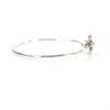 Great TIFFANY&Co. Bangle Daisy flower Combi bracelet Silver 925 Women Used