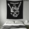 Linkin Park Wall Tapestry Aesthetic Wall Hanging Printed Fabric Blanket Decorative Tapestries for Bedroom Living Room Home Decor