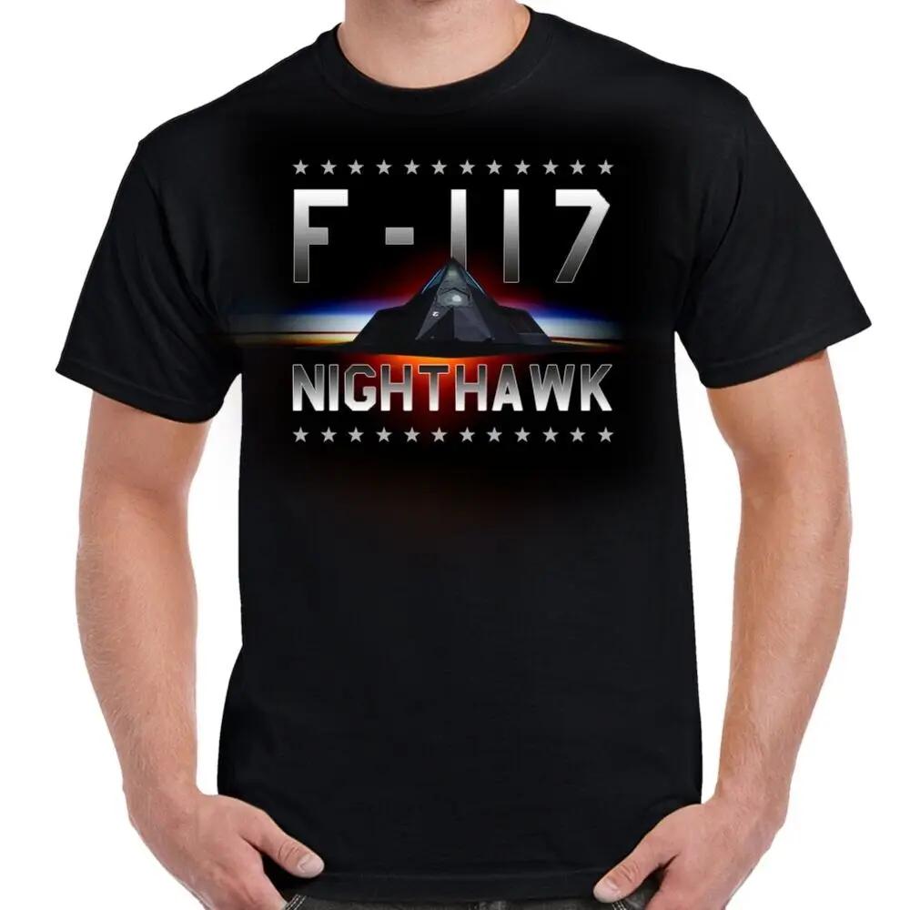 

F117 Nighthawk Stealth Attack Aircraft TShirt 100 Cotton ONeck Summer Short Sleeve Casual Mens Tshirt Size S3XL 4XL