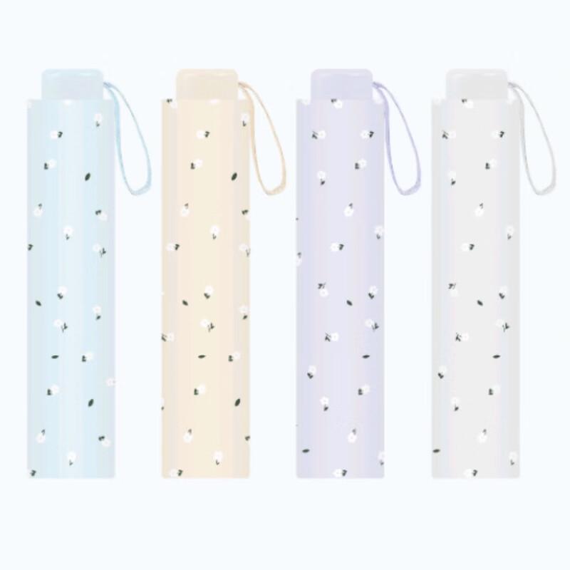 Jialeliang Dreamy Floral Blackout UV 3-Fold Umbrella