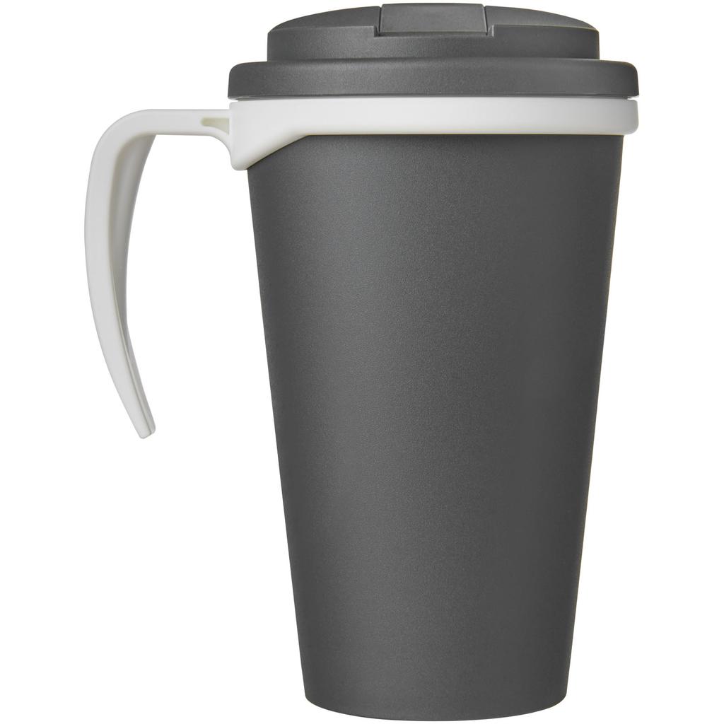 Americano "Grande" 350 ml mug with spill-proof lid Gray