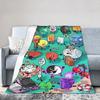 Cartoon Blankets Bfdi Flannel Funny Warm Throw Blanket for Home Autumn/Winter