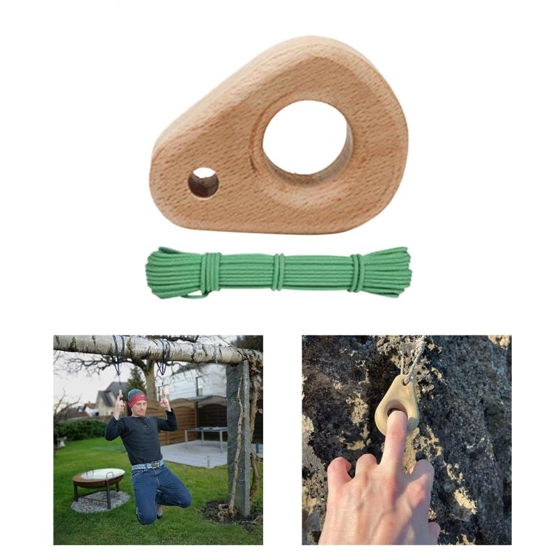 Climbing Hangs Board Pull up Training Finger Grip Climbing Fingerboard Hand Strengthener Equipment Easy to Install