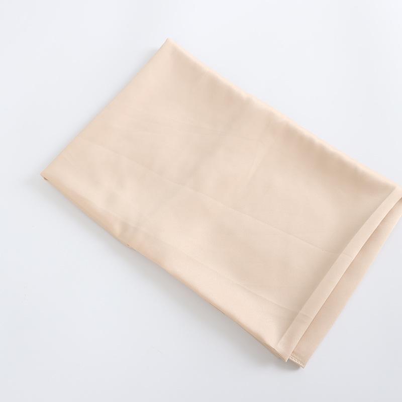Middle Eastern Women's Sun Protection Imitation Silk Satin Headscarf