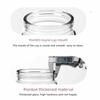 Transparent Sealed Container Silicone Sealed Lid Glass Storage Containers  Kitchen