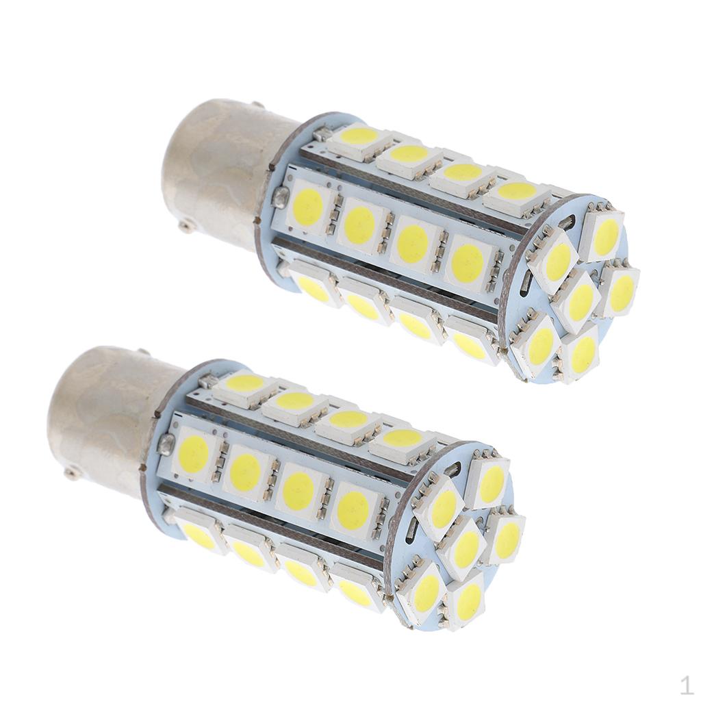 

2 шт. автомобиль BA15S 1157 5050SMD 30LED двойной интенсивности задний стоп-сигнал белый