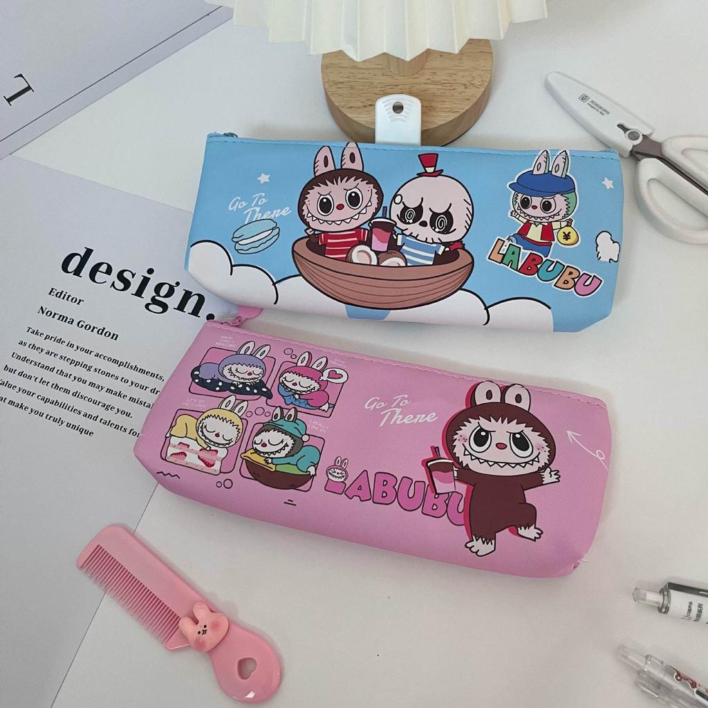 Cute Milk Huhu Pencil Bag Cartoon Large-capacity Student Stationery Bag High Value Niche Pencil Case