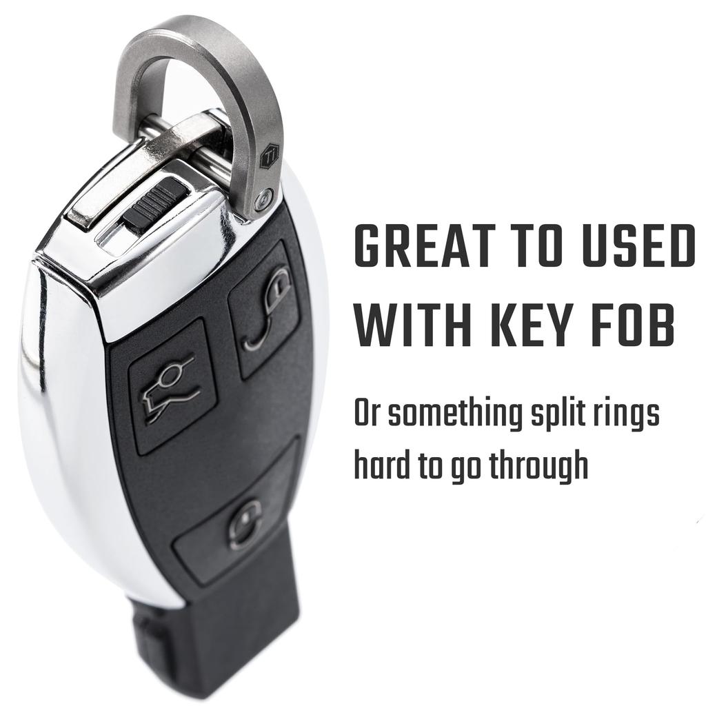 [KeyUnity] D ring screw type 17mm KA17 d ring titanium