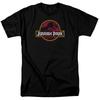 26 Jurassic Park 8-Bit Logo T Shirt Mens Licensed Dinosaur Movie Tee Black Unisex T-Shirt