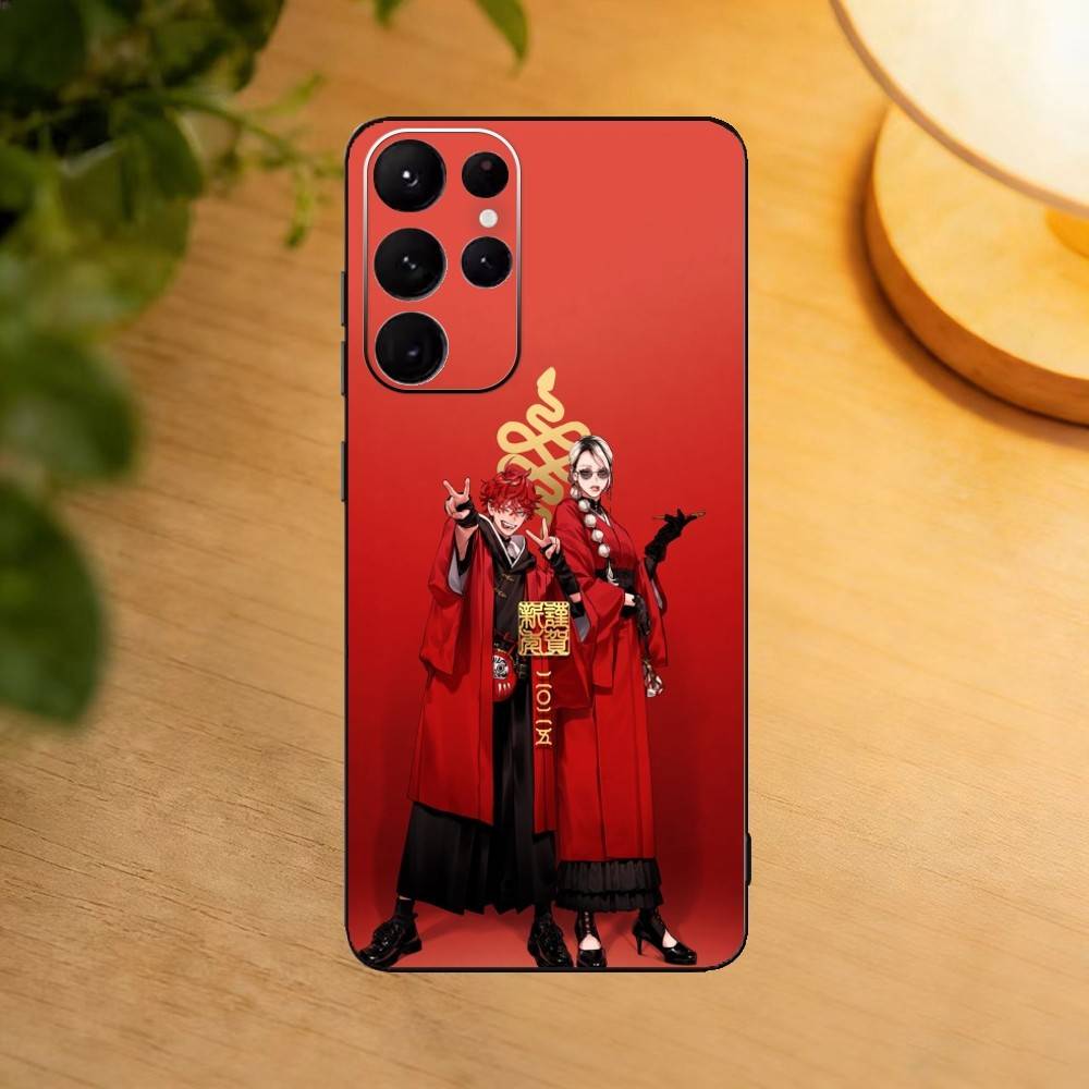 Gokurakugai Alma And Tao Phone Case For Samsung S25,S24,S21,S22,S23,S30,Ultra,S20,Plus,Fe,Lite Black Shell