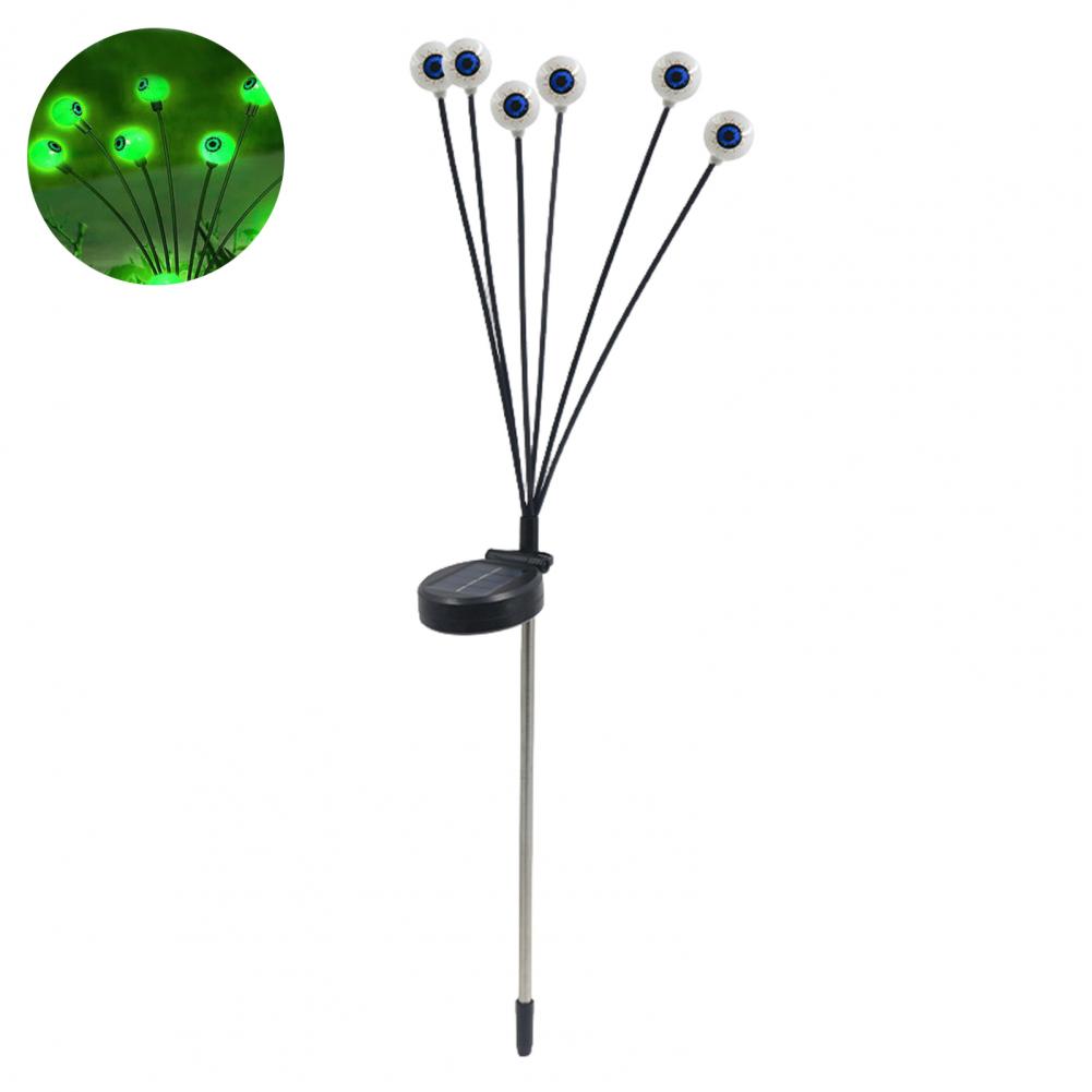 Halloween Decoration Energy Saving Outdoor Spooky Halloween Outdoor Decorations Solar-powered Ghost Eyeball Stake for Yard