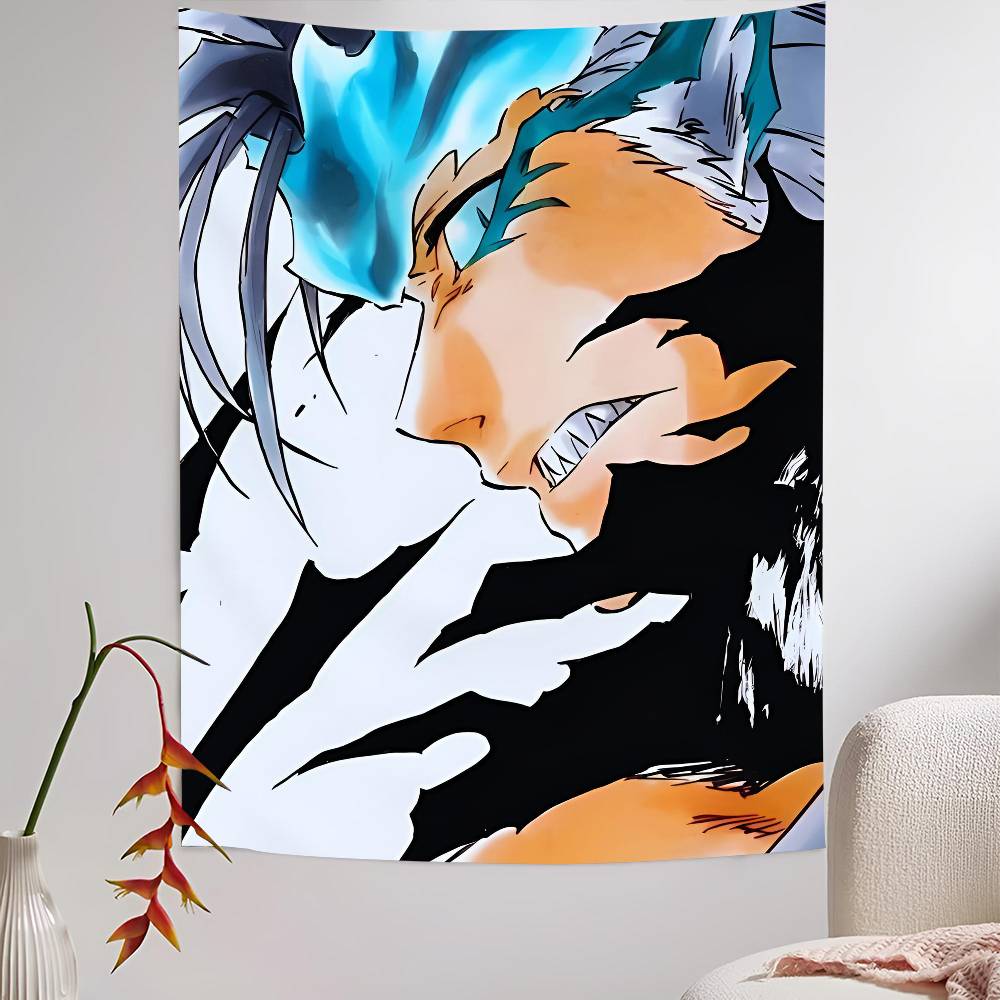 

Artistic Japanese Bleach Style Wall Tapestry Lightweight Bohemian Decor for Living Room Home Dormitory Bedroom Interior 74x94cm(29x37in)