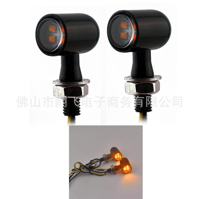 Waterproof & Dustproof LED Motorcycle Turn Signals Compact Motorcycle LED Indicates for Long Lasting Performances & Safe