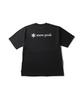 Snow Peak New Standard Back Printed Logo Short Sleeve for Men and Size M T-Shirt NSD-TS-25AU004 T-Shirt Women, Black,