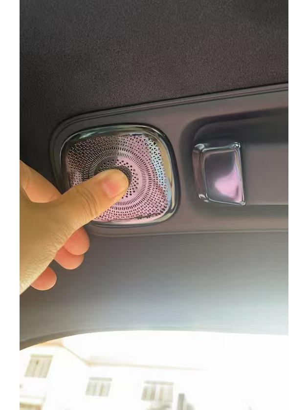 Jike 9X Stainless Steel Under-Seat Air Vent Dust Cover - Interior Modification Accessory