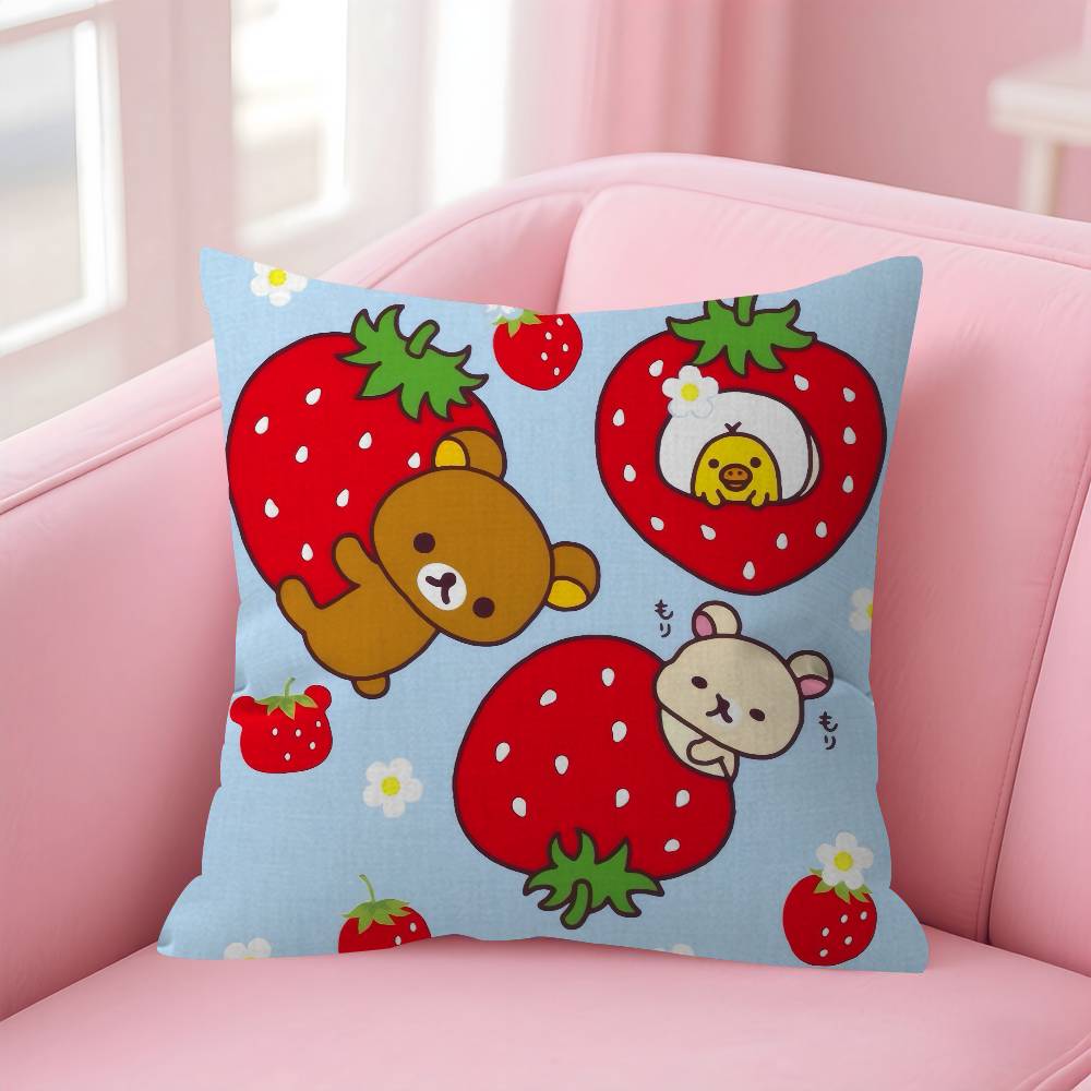Popular Character Cute R-Rilakkuma Anime Cushion Cover Decorative Pillow Sofa Home Decor Case Pillow Cases