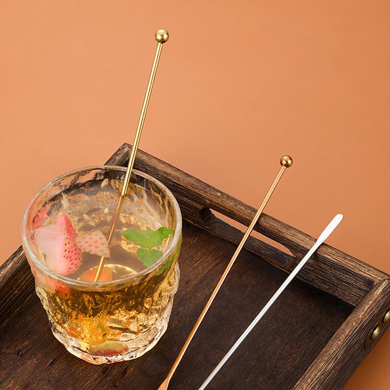 1Pc Stainless Steel Stirring Rod Bartender Stirrers Bar Kitchen Supplies