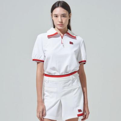 Color PoinT Half Zip T shirT