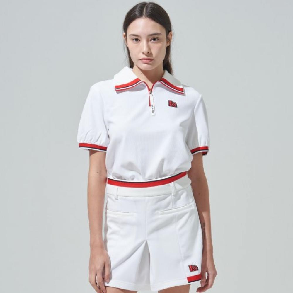 

Blu DoT Color PoinT Half Zip T shirT 090