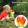 A Pair Breathable Children Garden Glove Durable Waterproof Protective Gloves