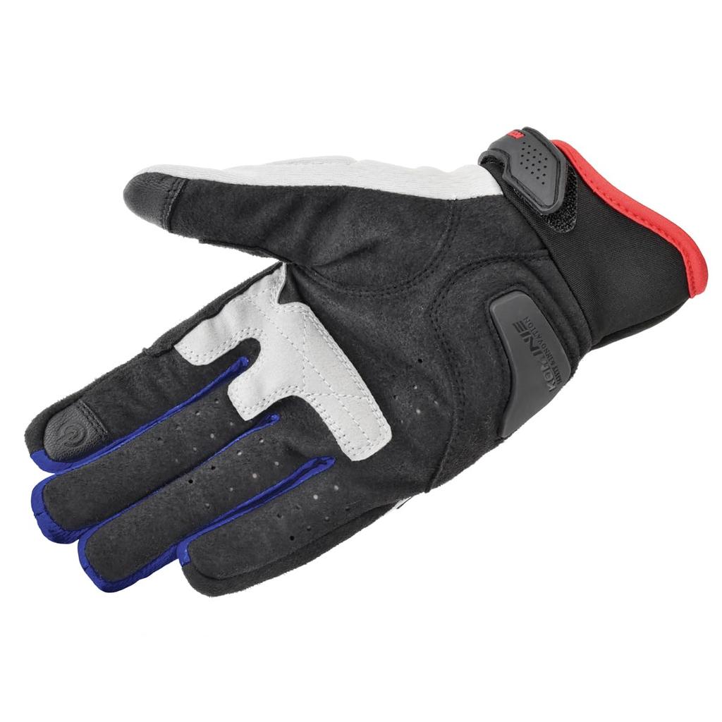 Komine 06-2475 GK-2475 Adventure Mesh Gloves for Motorcycles Tricolor S