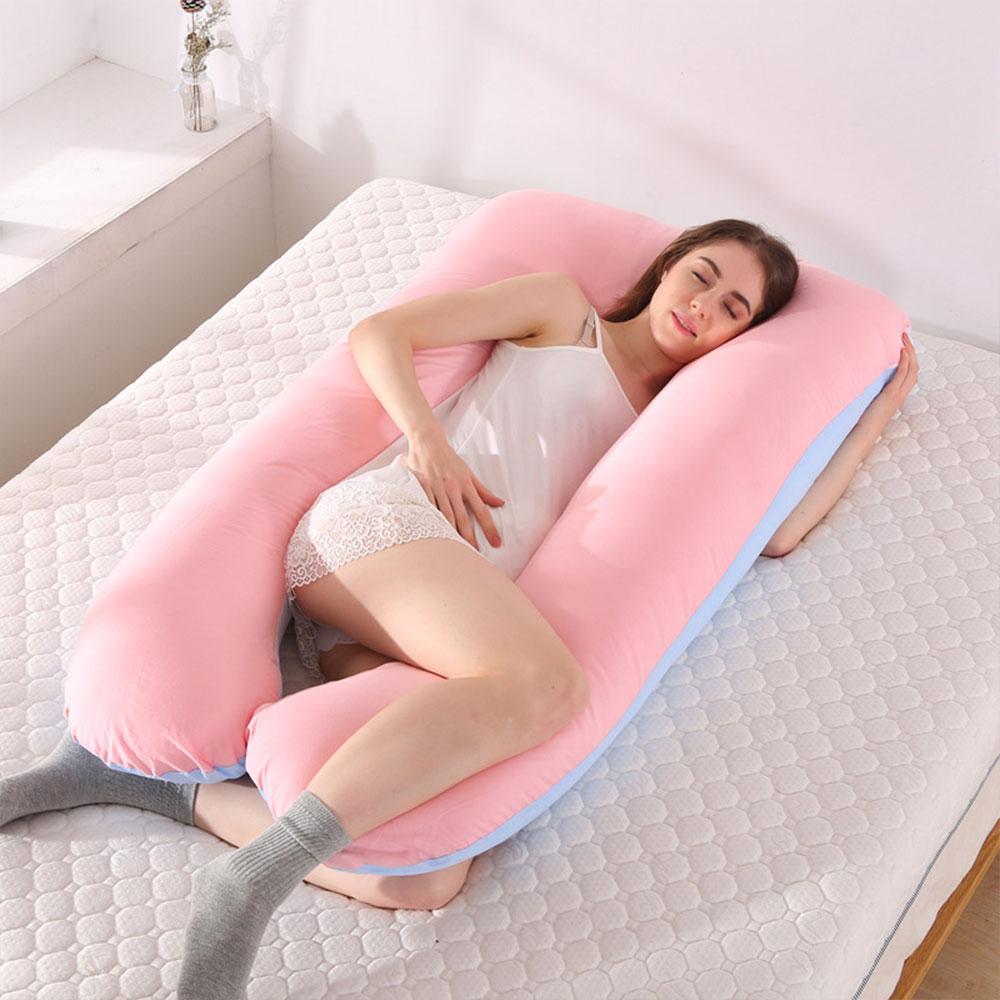 Bed Linings U-Shaped Pillow For Pregnant Women Is Suitable For Lying On The Side Removable And Washable Siesta Cushio Waist Body