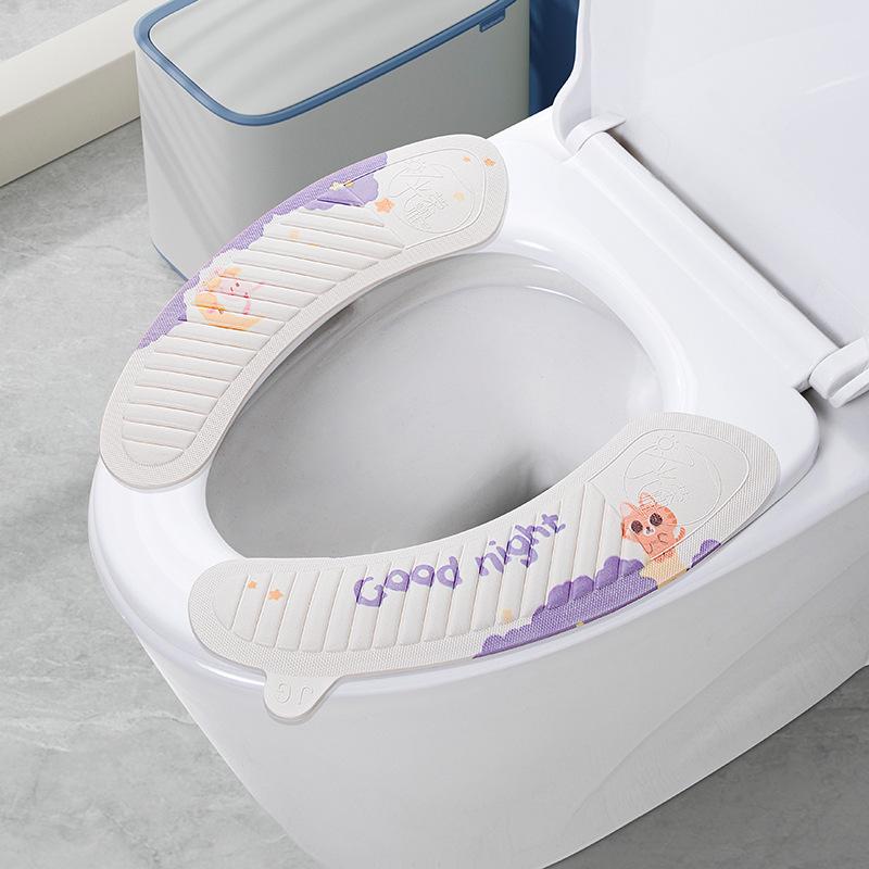 Eva Toilet Seat Cover Mat Summer Soft Washable Closestool Mat Seat Case Toilet Lid Pad Cover Bathroom dropshipping