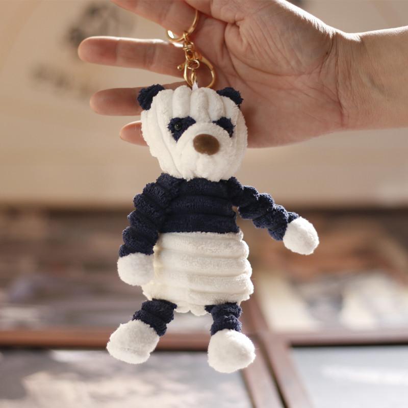Adorable Plush Toy Keychain Lovable Animal Figures Perfect For Bags Keys Fun