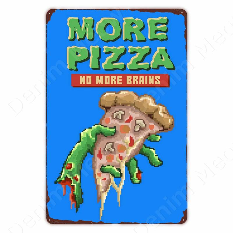 Klassieke Pixel Games Vintage Retro Metalen Tinnen Bord Oud Spellen Kunst Poster Ruimte Pixel Game Plaque voor Thuis Kamer Club Bar Muurdeco