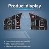 HAPPYHORSE Aluminum Alloy Car Multimedia Button Protective Cover Trim Sticker Decorative Accessories Compatible with Jaguar 15-21XE /16-21XF /16-21