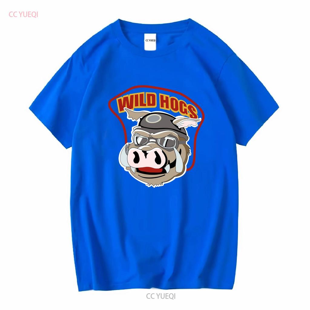 New Wild Hogs Logo Active T Shirt American Funny Size S 5xl long or short sleeves vintage Washed Comfortable Slightly Versatile