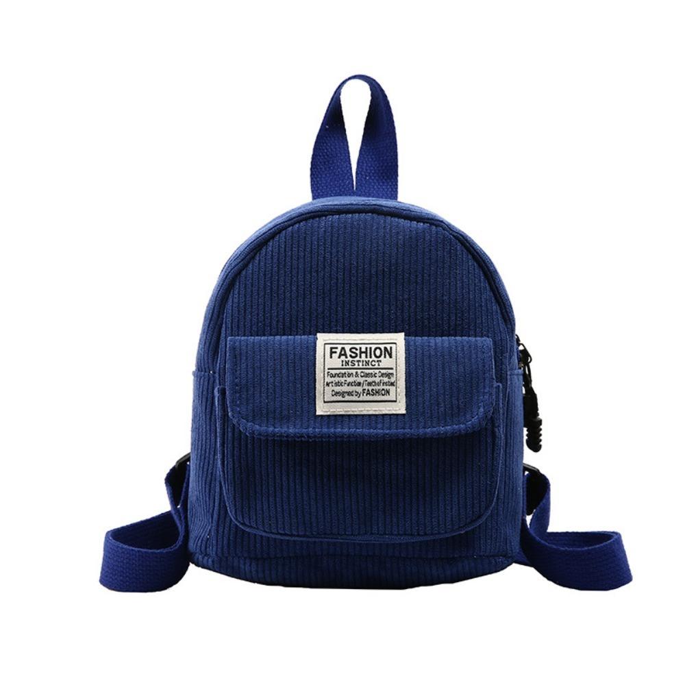 Portable Handbag Mini Backpack Solid Color Korean Style Mini Shoulder Bags Rucksack School Bags Outdoor