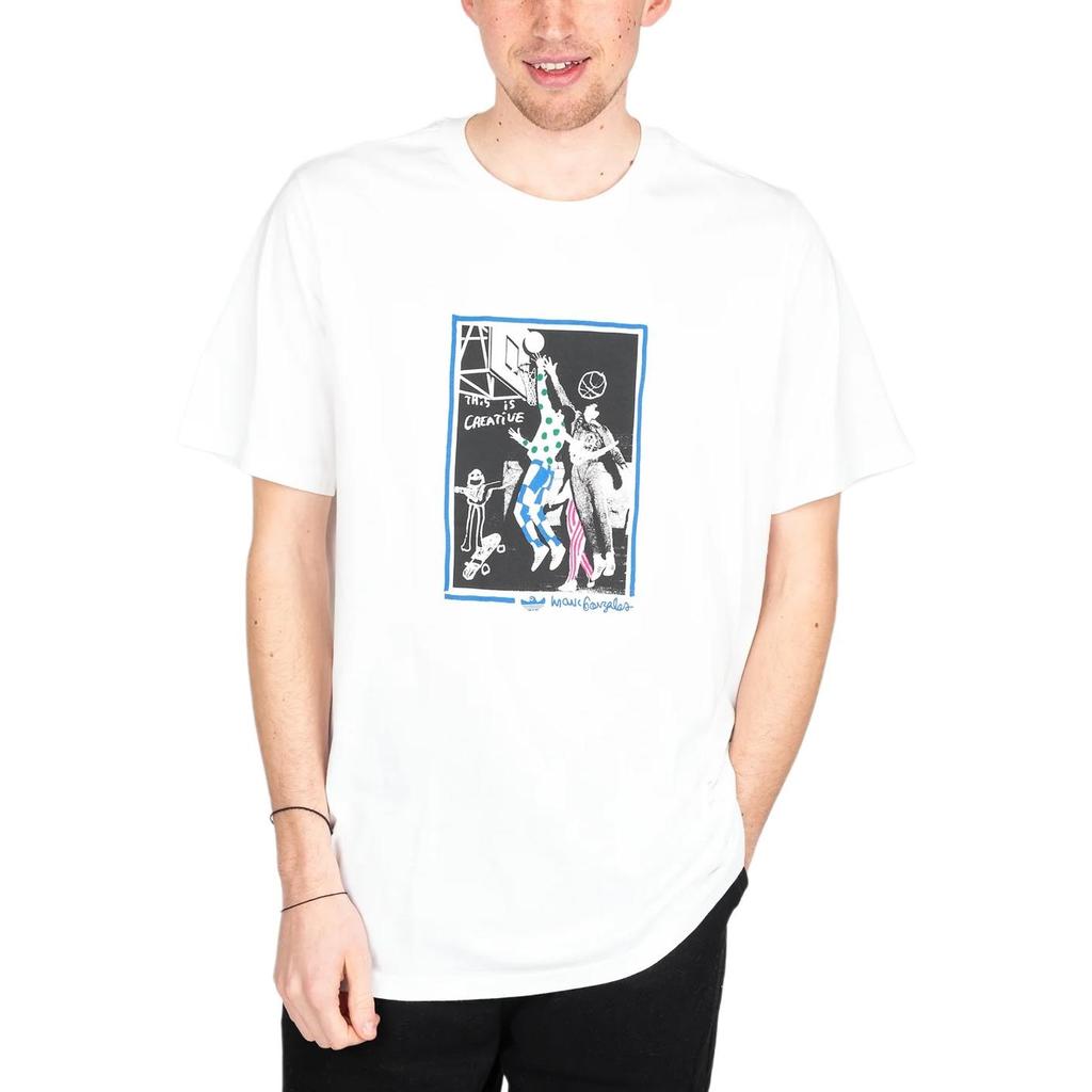 adidas Originals Graphic Shmoofoil Tee 'White' Men's HS3047
