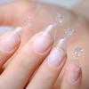 New Clear Matte Square Nail Tips Half Cover Short Round Short Square Nails DIY Fake Nails for Profional Use in Nail Salons