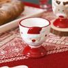 Ru Han Cartoon Elk Bone China Egg Cup