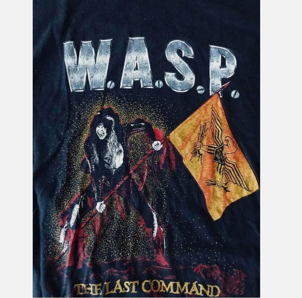 Vintage WASP 1985 tour Cotton Black Unisex All Size T-shirt Unisex T-Shirt XXXXL