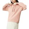Anta Solid Color Brand Logo Drawstring Hooded Long Sleeve Sweatshirt Women sweatshirt Pink 162247718-3