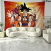 Anime Dragon Ball Sieninė gobelenas Estetiškas sieninis kabinamas Spausdintas audinio pledas Dekoratyviniai gobelenai Miegamojo Svetainės Namų Dekoras