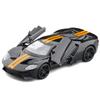 1:32 Ford GT 2017 Supercar Alloy Car Die-casting Modelo Som e Luz Modelo de Carro Coleção de Brinquedos Presente para Crianças
