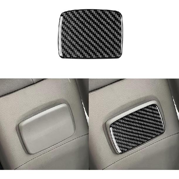 Real Premium Carbon Fiber Car Center Console Gear Shifter Transmission Panel Cover Sticker Auto Interior Accessories Compatible with Toyota Corolla