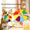 Corgi Self-Play Sounding Frisbee: Durable Tug-of-War Toy for Dogs' Boredom Relief and Energy.