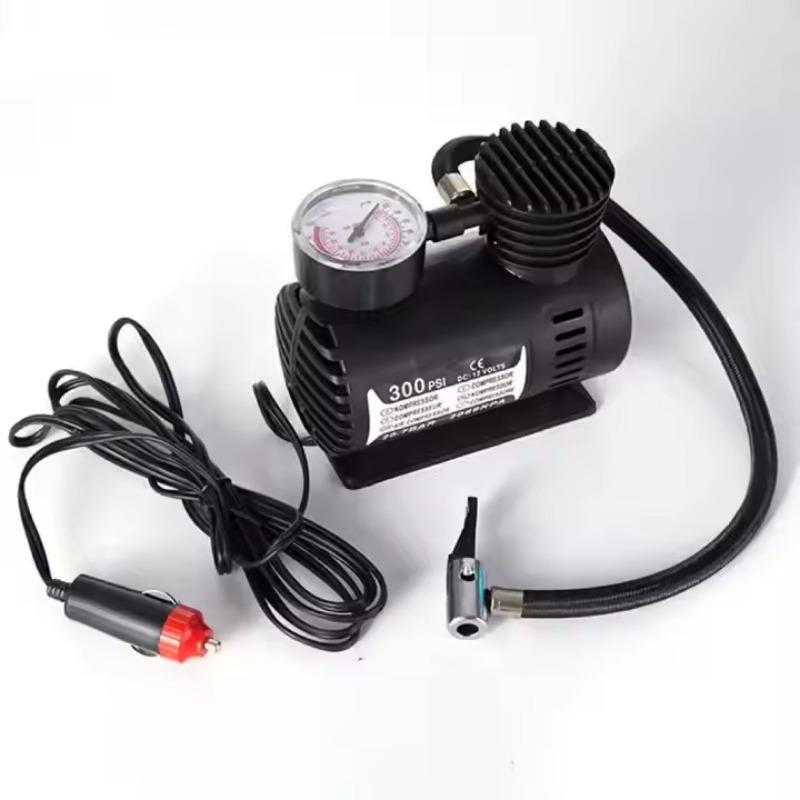 Mini pump inflation pump portable 12V bicycle/car automatic 12V tire inflator pump