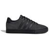 adidas Chaussures de skateboard basses en cuir synthétique Daily 4.0 Unisexes Noir JI4355