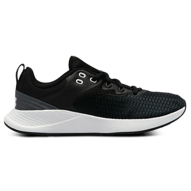 Under Armour Charged Breathe TR 3 Comfort Versatile Cushioned Slip Resistant Wear Resistant Breathable Low Top Training Shoes Women Black 3023705-001