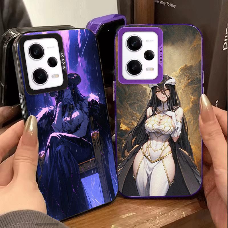 Albedo O-Overlords Anime Soft Phone Case for Samsung Galaxy S24 S25 FE S26 Edge S23 Ultra S22 Plus S21 + Shockproof Cover Back S