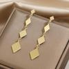Retro Multi-Layer Alloy Round Dangle Earrings for Women - Trendy Party Jewelry
