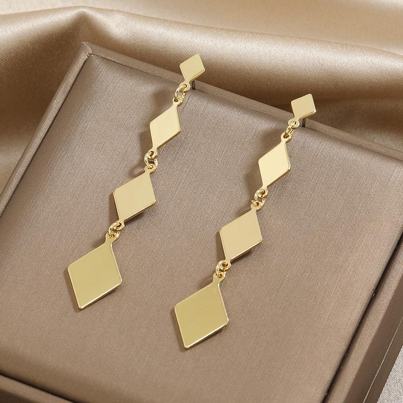 Retro Multi-Layer Alloy Round Dangle Earrings for Women - Trendy Party Jewelry